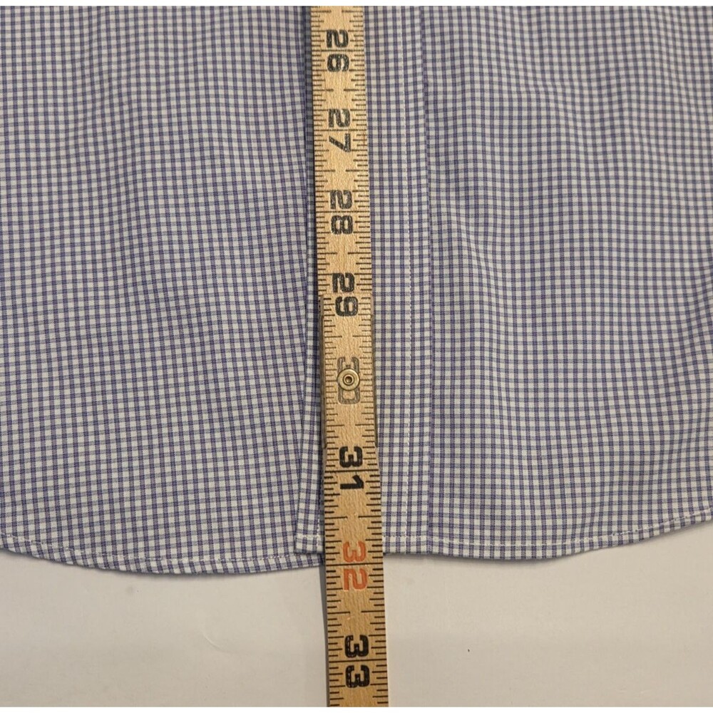 Jos. A. Bank Exec Collection Tailored Fit Dress Shirt 16.5-33 Lavender Check - Picture 7 of 7